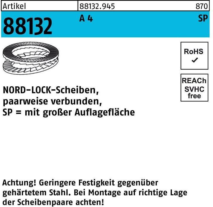 Nord-Lock Discs 1.4404 NL20spss