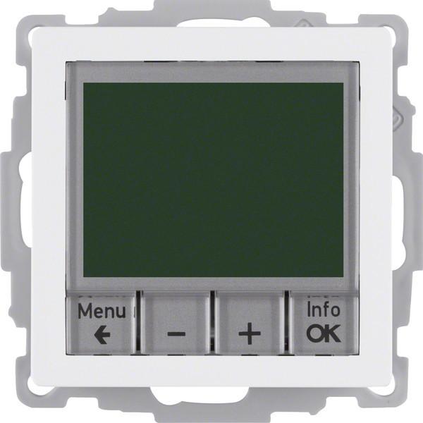 Berker Temperaturregler, Thermostat, Weiss