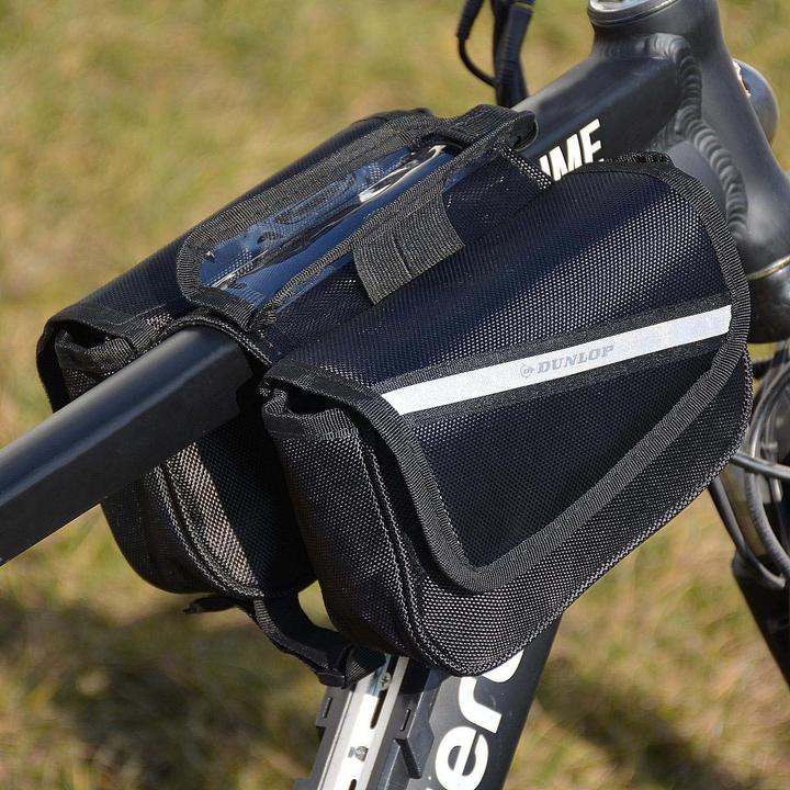 Produktbild Dunlop Torba / sakwa rowerowa na ramę (Czarny) (Rahmentasche)