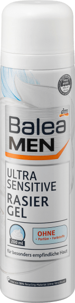 dm Balea MEN Rasiergel Ultra Sensitive