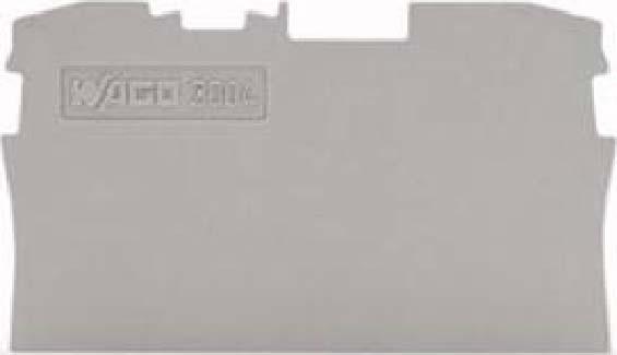 Produktbild Wago Endplatte für Klemmen 2 x 4 mm2 grau (Diverse)