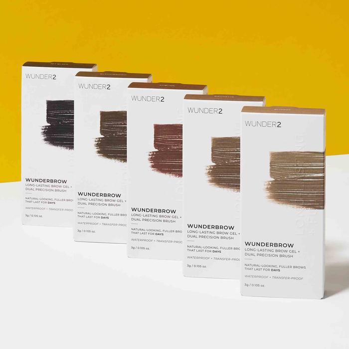 Actual product image Wunder2 Semi-permanent eyebrow gel (Chestnut)