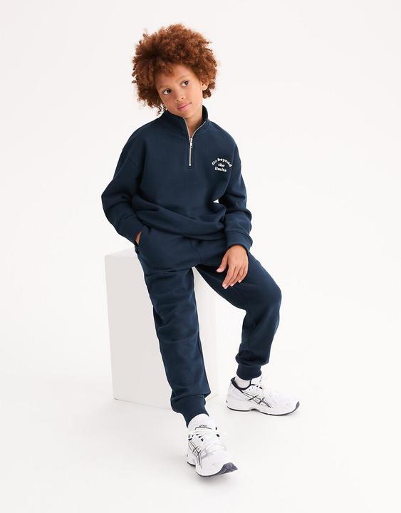 Image du produit La Redoute Collections Set aus Sweatshirt und Molton-Jogginghose (128)