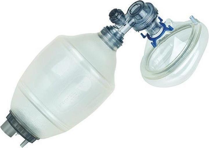 ResQ-Breezer Clear Line II Beatmungsbeutel Erwachsene Volumen 1500ml mit Maske Gr. 5 (Notfallkoffer)