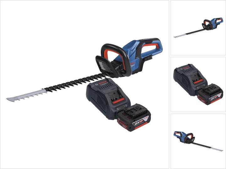 Immagine prodotto Bosch Professional Bosch GHE 18V-60 Tagliasiepi professionale a batteria 18 V 60 cm brushless + 1x batteria (Batteria ricaricabile)