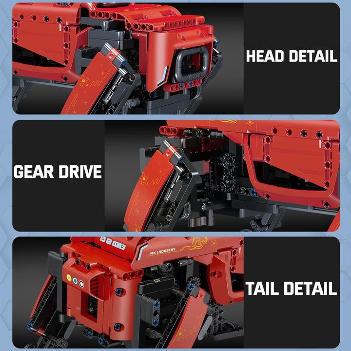 Actual product image Mould King Mechanical dog