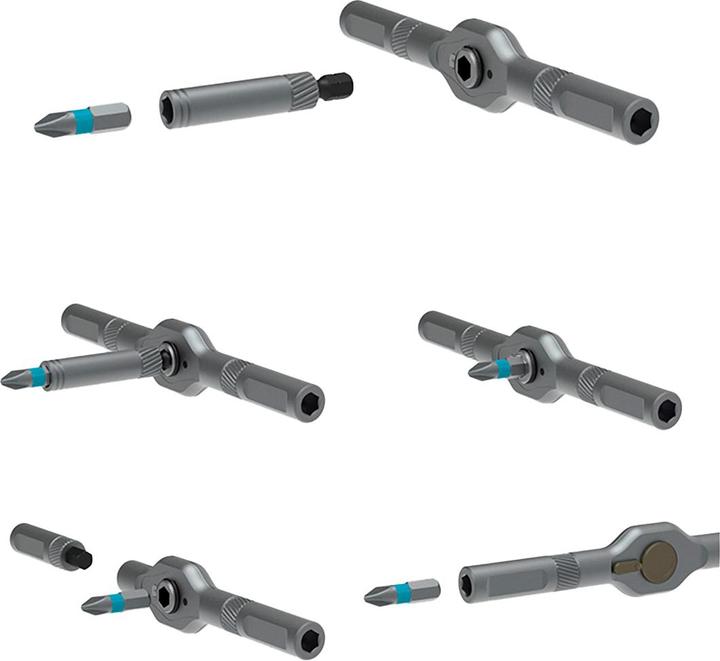 Produktbild Stahlwerk Ratschen-Schraubendreher-Bit-Set RBS-42 ST 42-teilig Ratsche