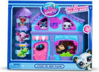 Actual product image Bandai LPS Pet Shop play set with 20 accessories