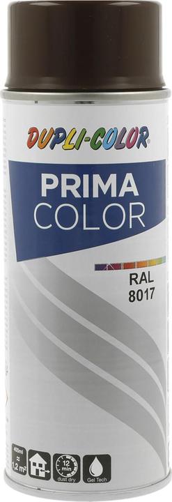Actual product image Dupli-Color Glossy acrylic paint RAL 8017 chocolate brown (Chocolate, 0.40 l)