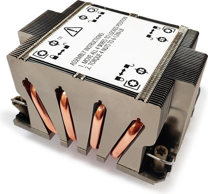 Dynatron N2 Intel CPU-koeler 2U 4189-4-5 P4-P5 of P+ Aluminium koelplaat en vinnenstapel passief en hoger