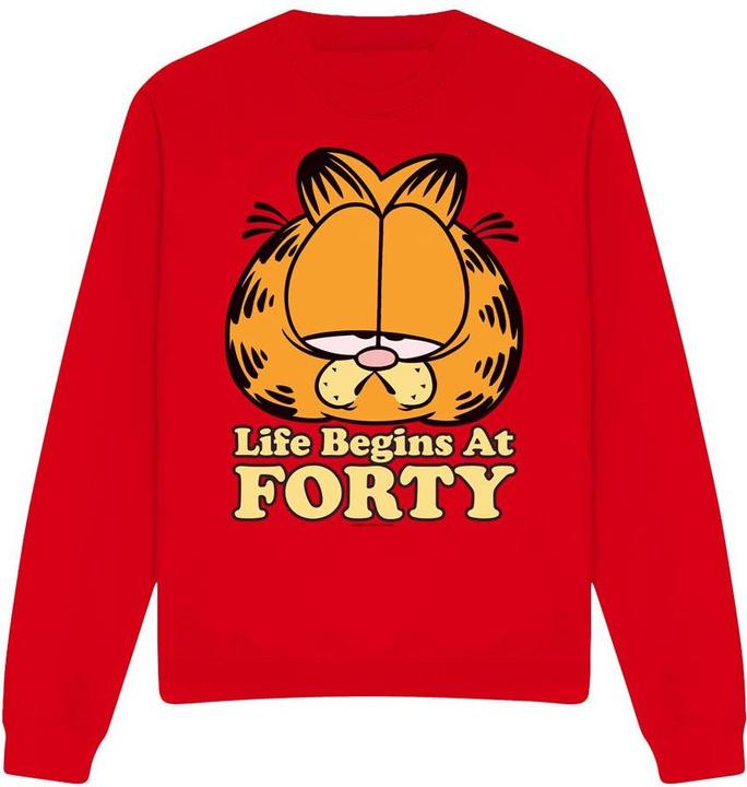 Produktbild Garfield Life Begins At Forty Sweatshirt (L)