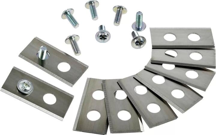 Actual product image AccuCell 9x Ersatz-Messer Klingen/Schneid-Klingen (0,9mm) für alle Worx Landroid Mähroboter (Mowing robot, Lawn mower blades + replacement blades garden machinery)