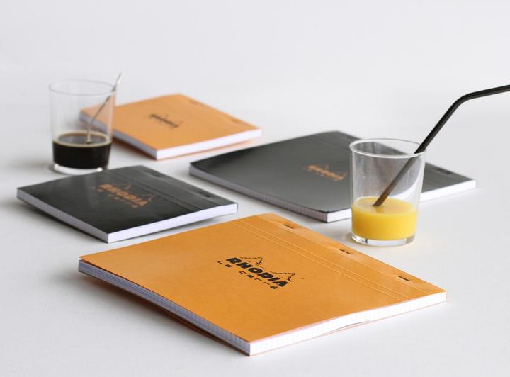 Image du produit Rhodia Blocs agrafés 80 g Basics (A1, Quadrillé, Couverture souple)