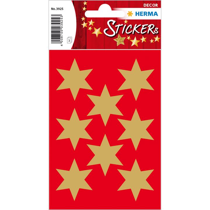 Produktbild HERMA Sticker Sterne (24 Sticker)