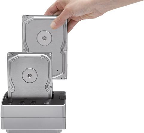 Actual product image Freecom Hard Drive Dock, SATA HDD Duplicator, USB 2.0, eSATA