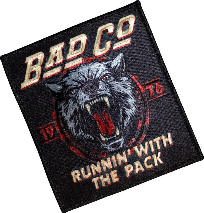 Image du produit Bad Company - Patch à repasser RUNNIN' WITH THE PACK (10.20 x 9 cm)