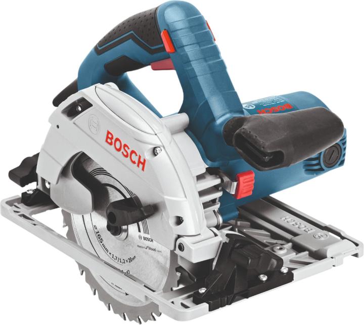 Actual product image Bosch Professional Hand-held circular saw GKS 55+ GCE, with L-BOXX