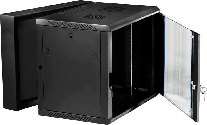 Produktbild Extralink 12U 600mm rack cabinet black (12 HE, 19 Zoll Rack)