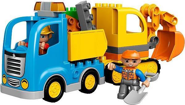 Produktbild LEGO DUPLO Bagger Lastwagen (10812)