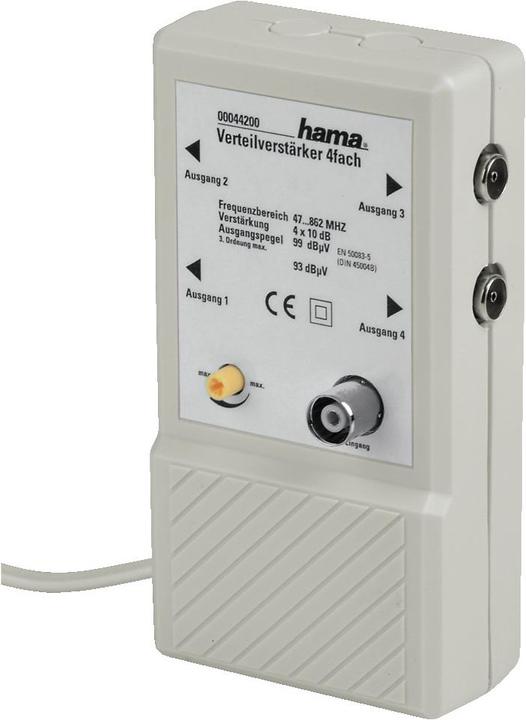 Actual product image Hama Distribution amplifier 4-fold (Amplifier)