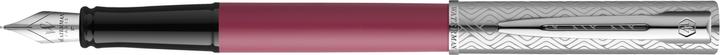 Actual product image Waterman Allure DeLuxe F gift box fountain pen (Rose, Silver, 1 x)