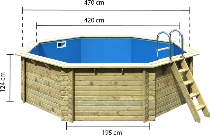 Immagine prodotto Karibu Modello 2 Variante A (428 x 428 x 428 x 124 cm)
