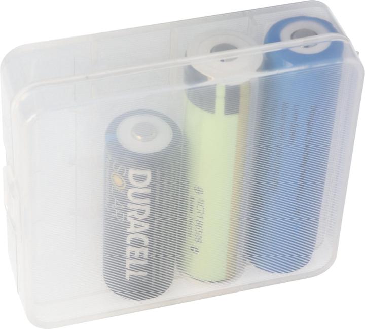 Actual product image Soshine Aufbewahrungsbox für 4x 18650 Akkuzellen