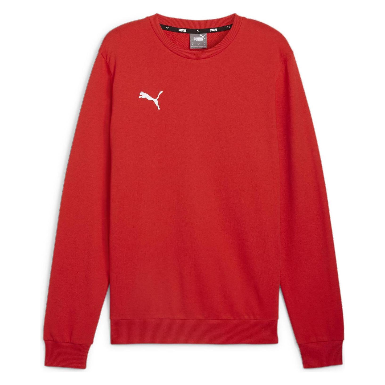 Puma, Mannen, Springer, TeamGOAL Casuals Crew Neck Sweat, Rood, (Xl)