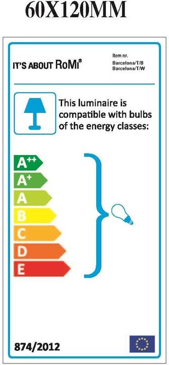 Energie-Label It`s about RoMi Barcelona (E14)