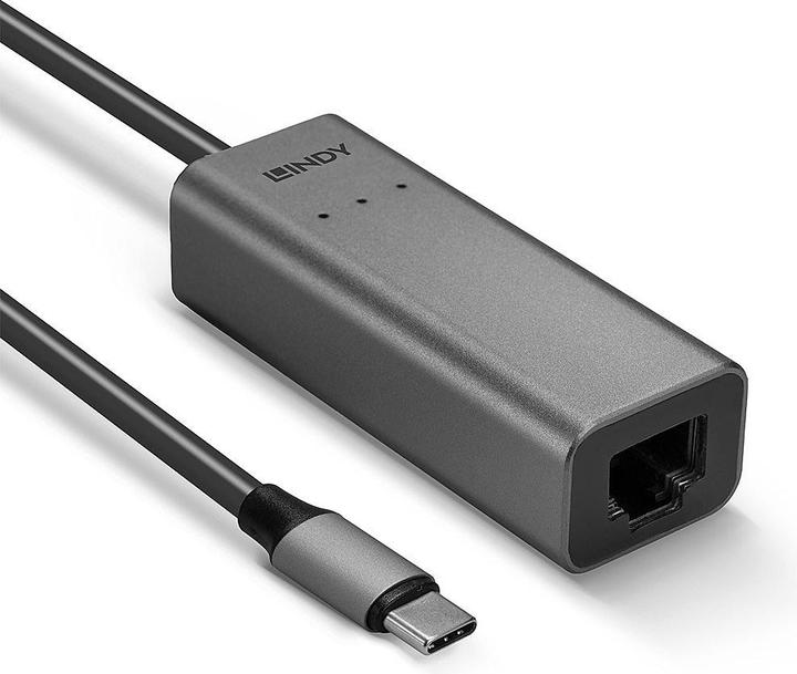 Produktbild Lindy USB 3.1 Typ C auf RJ-45 (USB-C, RJ45 2.5 Gigabit Ethernet (1x))