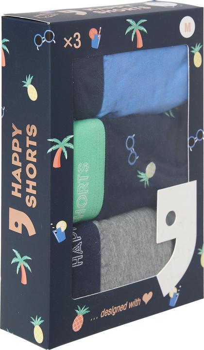 Actual product image Happy shorts Retro Pants Jersey (XL, pack of 3)