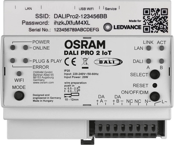 Produktbild Ledvance Osram DALI PRO 2 IOT 20x1 LDVV