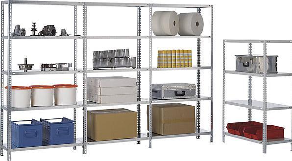 Actual product image eurokraft pro Storage screw rack, galvanized, medium weight