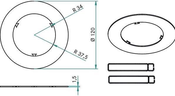 Immagine prodotto Brumberg Anello di riduzione