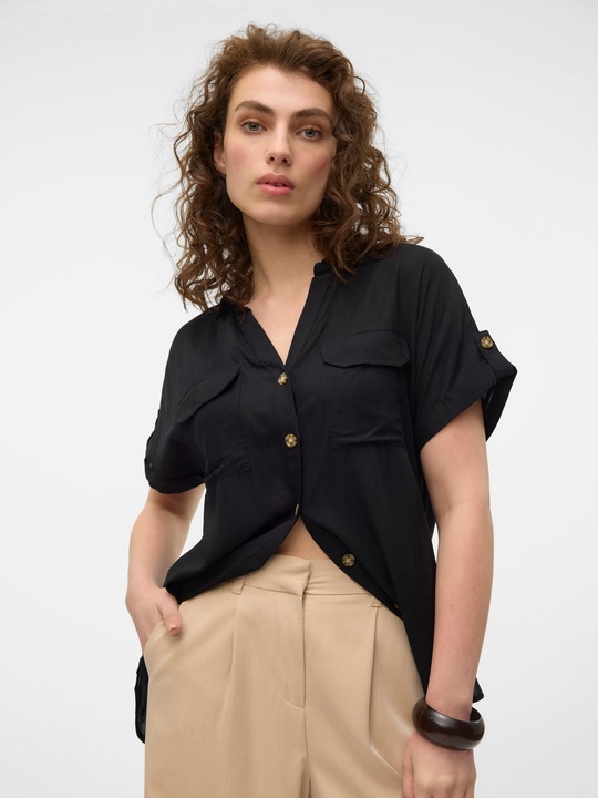 Image du produit Vero Moda Vmbumpy Ss Shirt Wvn Ga Noos (XL)