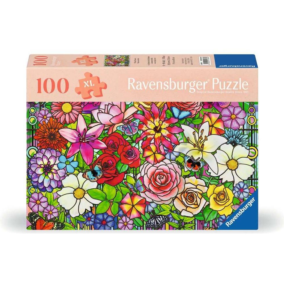 Ravensburger Puzzle 12001364 - Blumenfenster - Puzzle für ältere Menschen und Senioren, mit 100 (100 Teile)