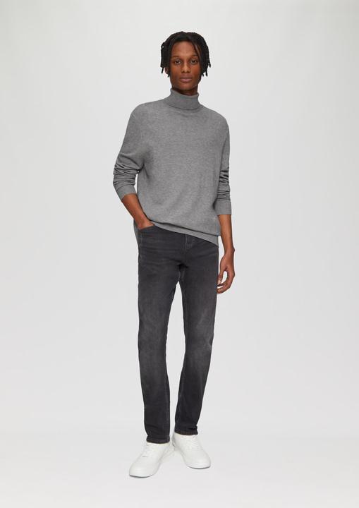 Produktbild S.Oliver Strickpullover Slim-Fit-Pullover mit Rollkragen (XXL)