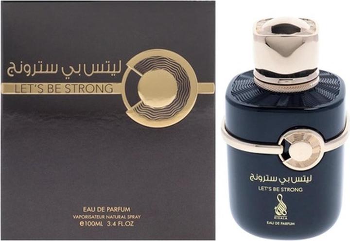 Risala Lets Be Strong By For Men 3.4 Oz EDP Spray (Eau de Parfum, 100 ml)