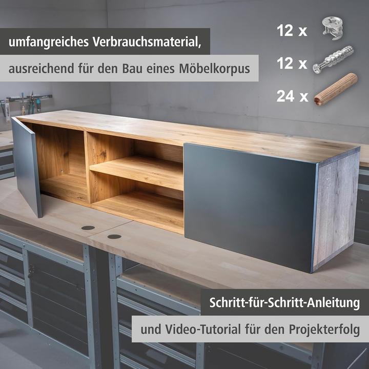 Produktbild wolfcraft Exzenter-Möbelverbinder (1 Stk.)