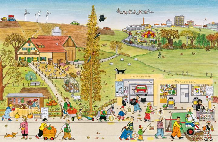 Image du produit Herbst-Wimmelbuch (Allemand, Red Lady Susanne Berner, 2018)