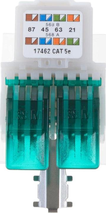 Image du produit R&M Module de racc.,Cat.5e,1xRJ45/u
