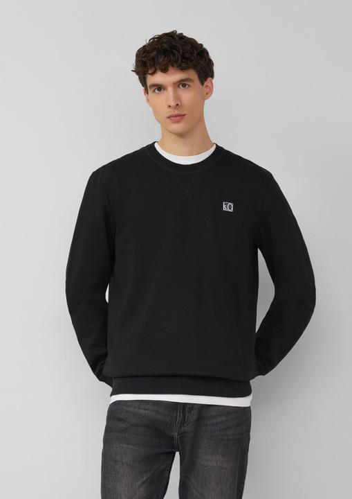 Produktbild s.Oliver Sweatshirt Weiches Sweatshirt aus Baumwollmix mit Crew Neck (L, M)