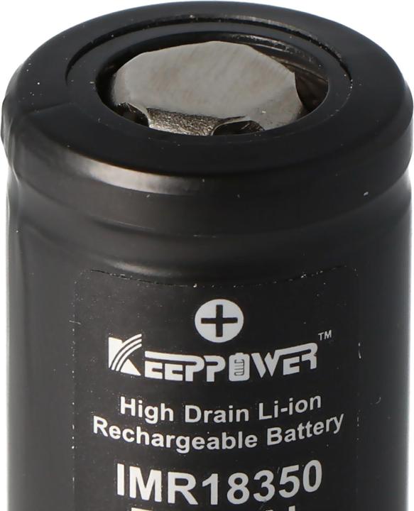 Actual product image Keeppower Akku IMR18350 (1 pcs., 18350, 750 mAh)