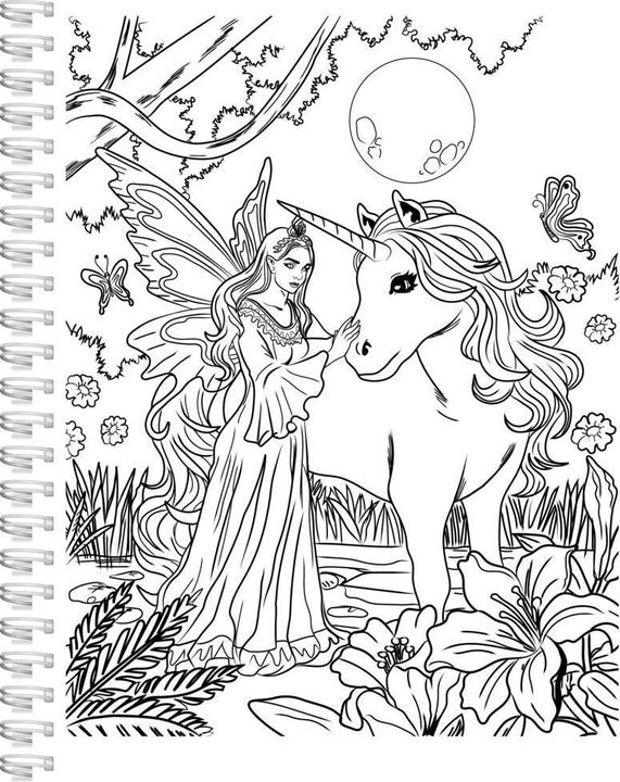 Produktbild Verlag:Einhorn-Malbuch