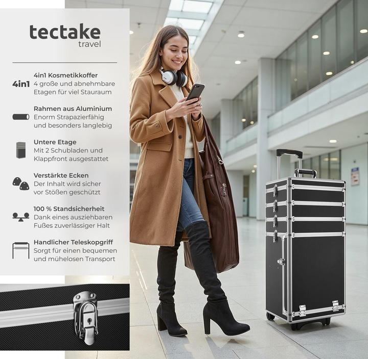 Actual product image tectake Cosmetic trolley