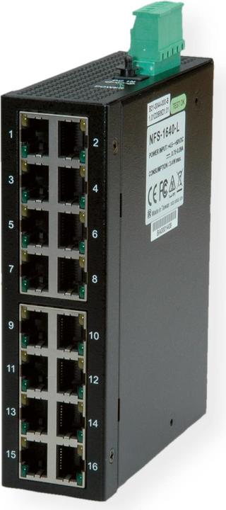 Image du produit Roline Commutateur industriel 16x RJ-45, non géré (16 ports)