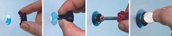 Glasmarte Punkthalter PICO (1 Stk.)