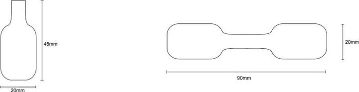 Produktbild SpeaKa Professional Kabelmarkierungen, rechteckig, mit Klettverschluss, 10 St