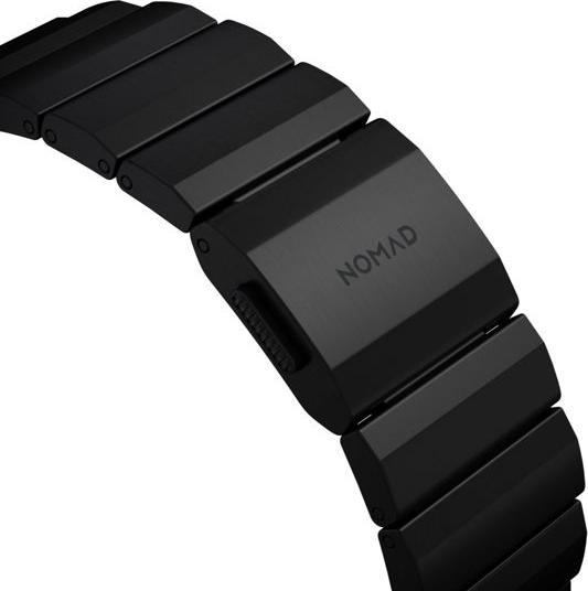 Immagine prodotto Nomad Band Titanium Black V2 46mm/49mm (49 mm, Titanio di grado 5, Strati di carbonio simile al diamante (DLC))