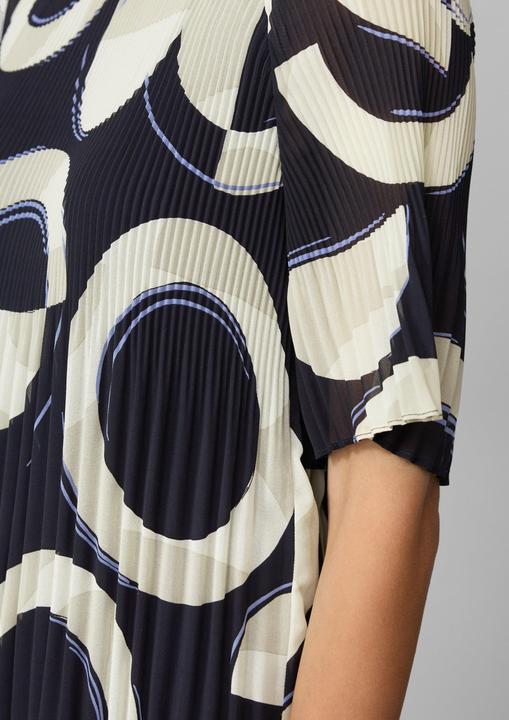 Actual product image S.Oliver Bluse Plissierte Chiffonbluse mit kurzen Ragalanärmeln (36)